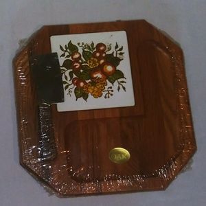Vintage Cheese and Cracker Platter